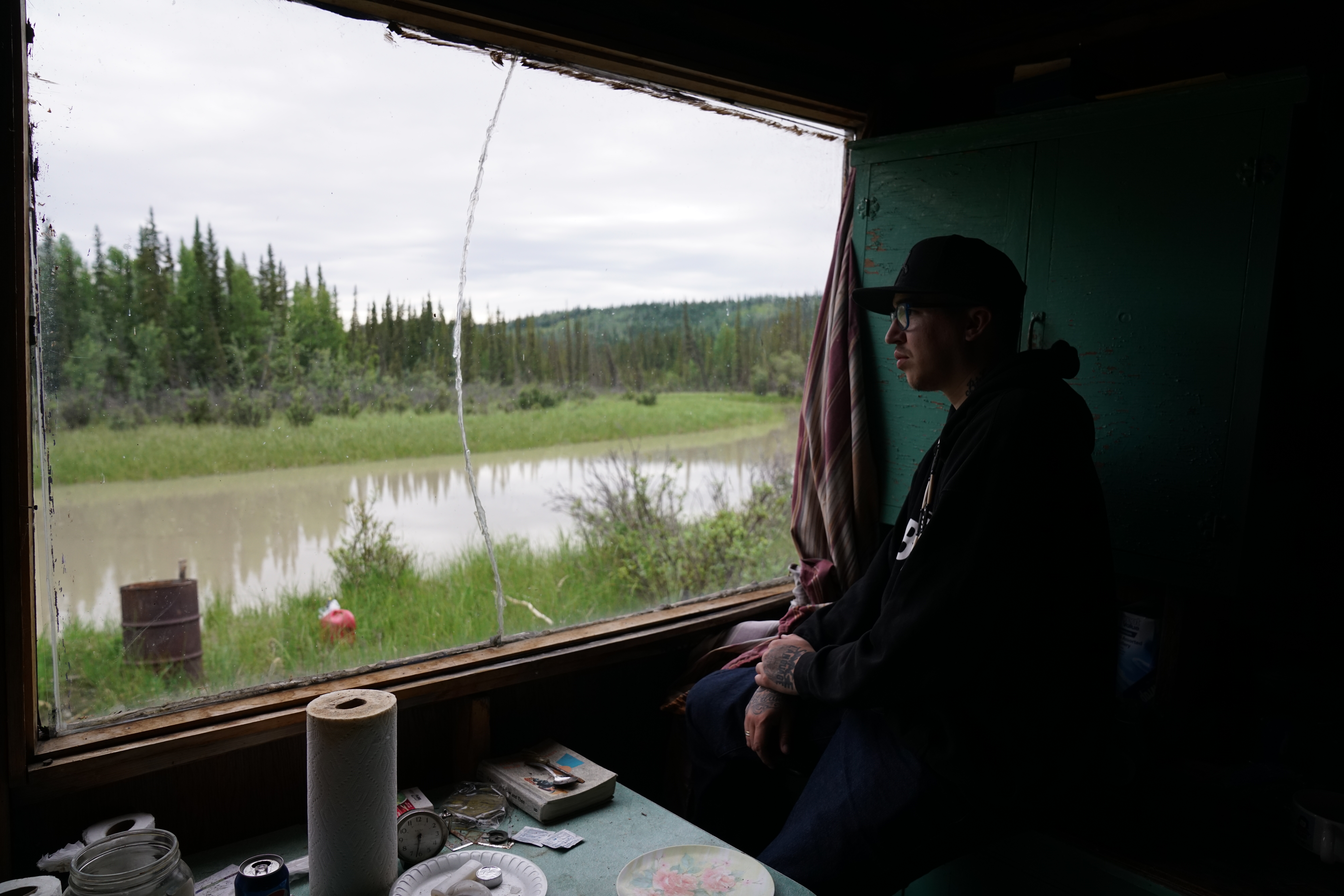 Bishop Slice in his Grandmother's Cabin