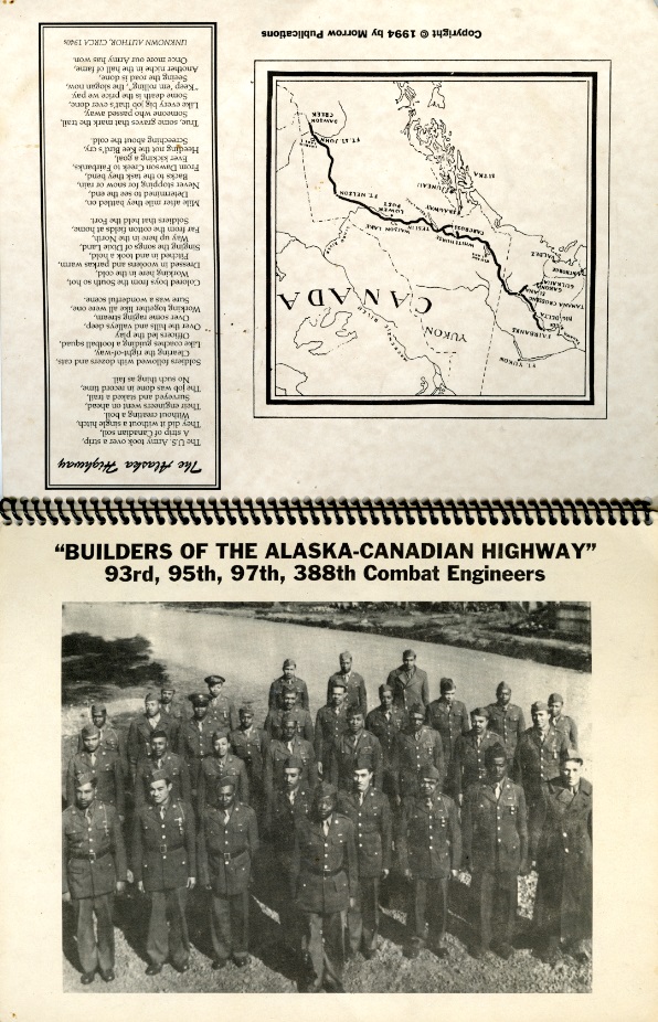 Map of the Alaska-Canada Highway, 1994
