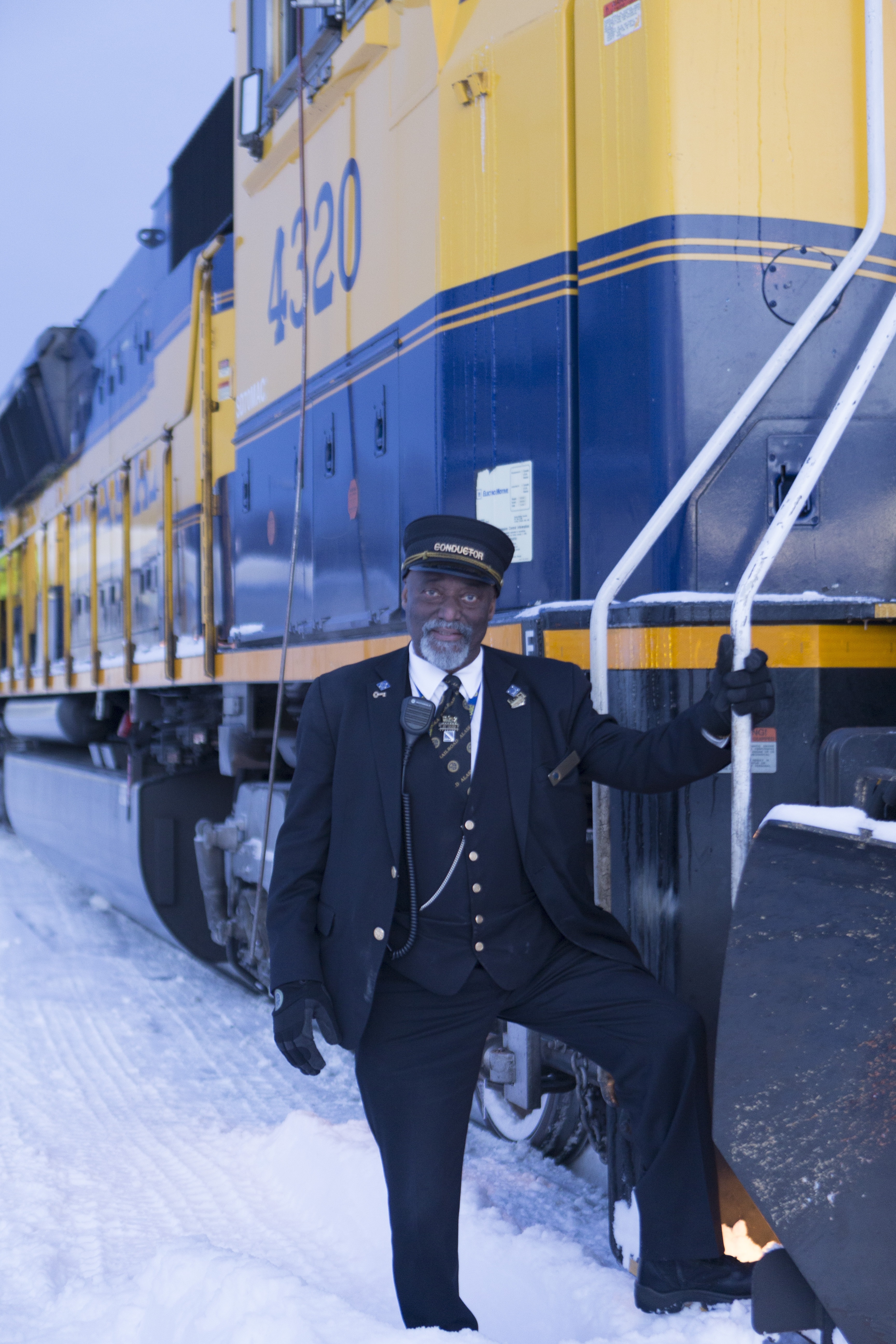 Alaska Railroad conductor Harry Ross, 2018