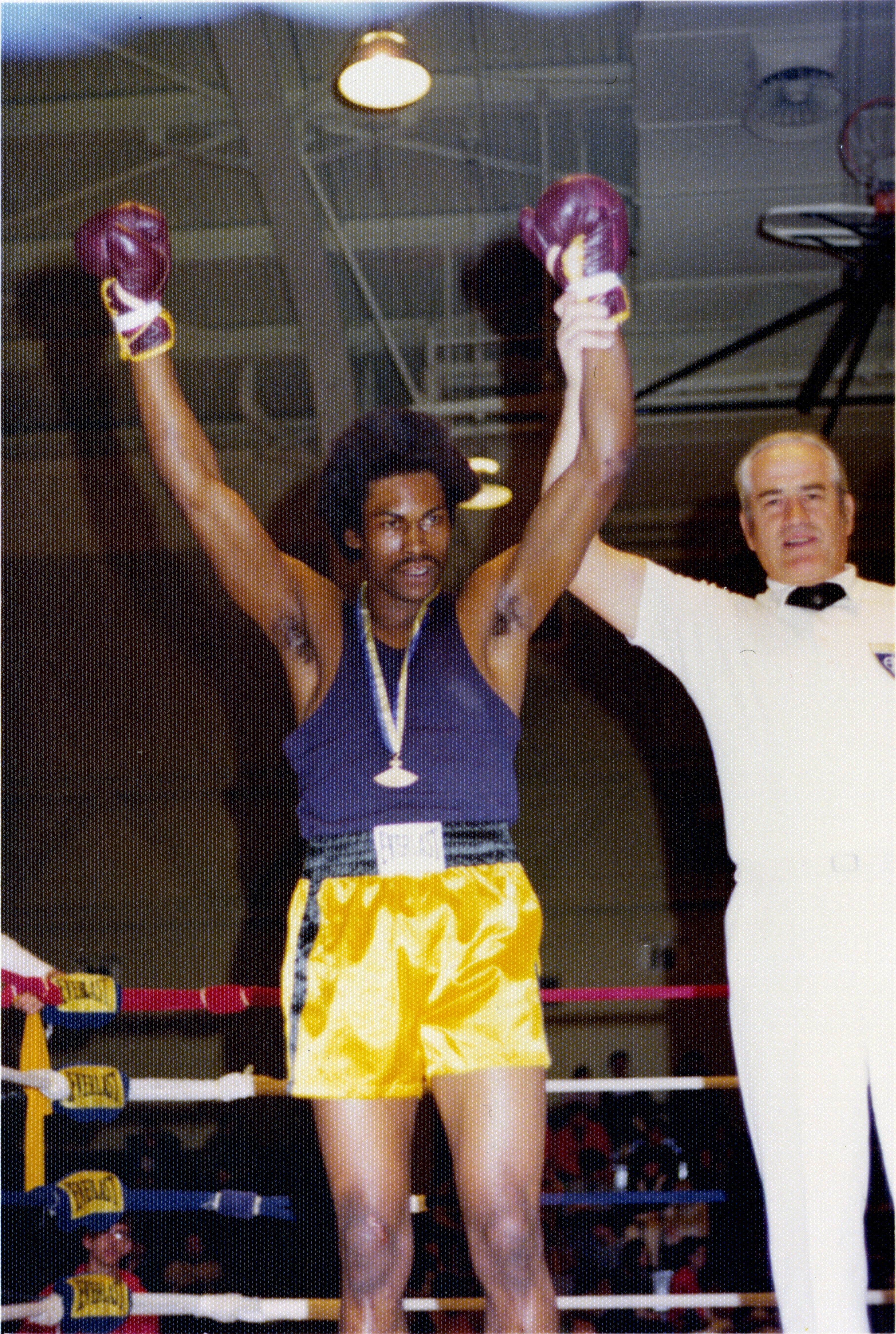 Boxing win for Team Alaska, 1974