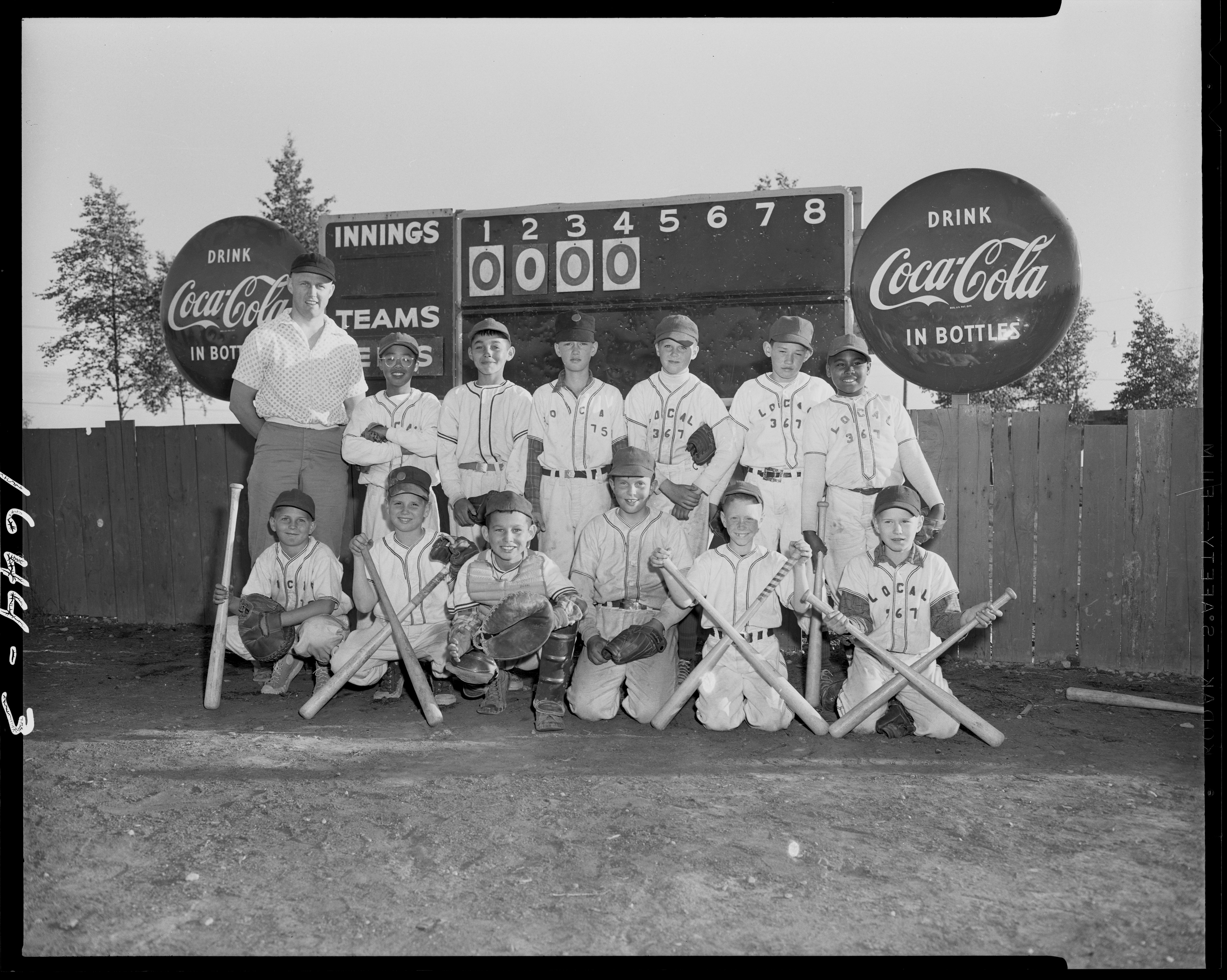 Little League team, 1955
