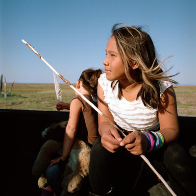 Josie and Anna Kupaaq
