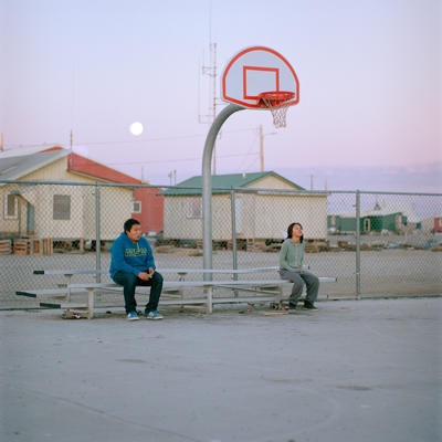 Midnight at the basketball court