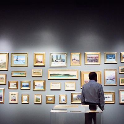 Art of the North Galleries in the new Rasmuson Wing expansion