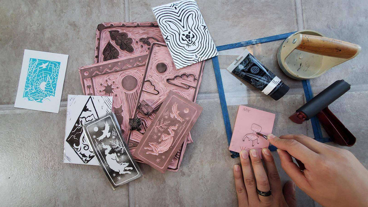 CoLab-orations: Block Printing