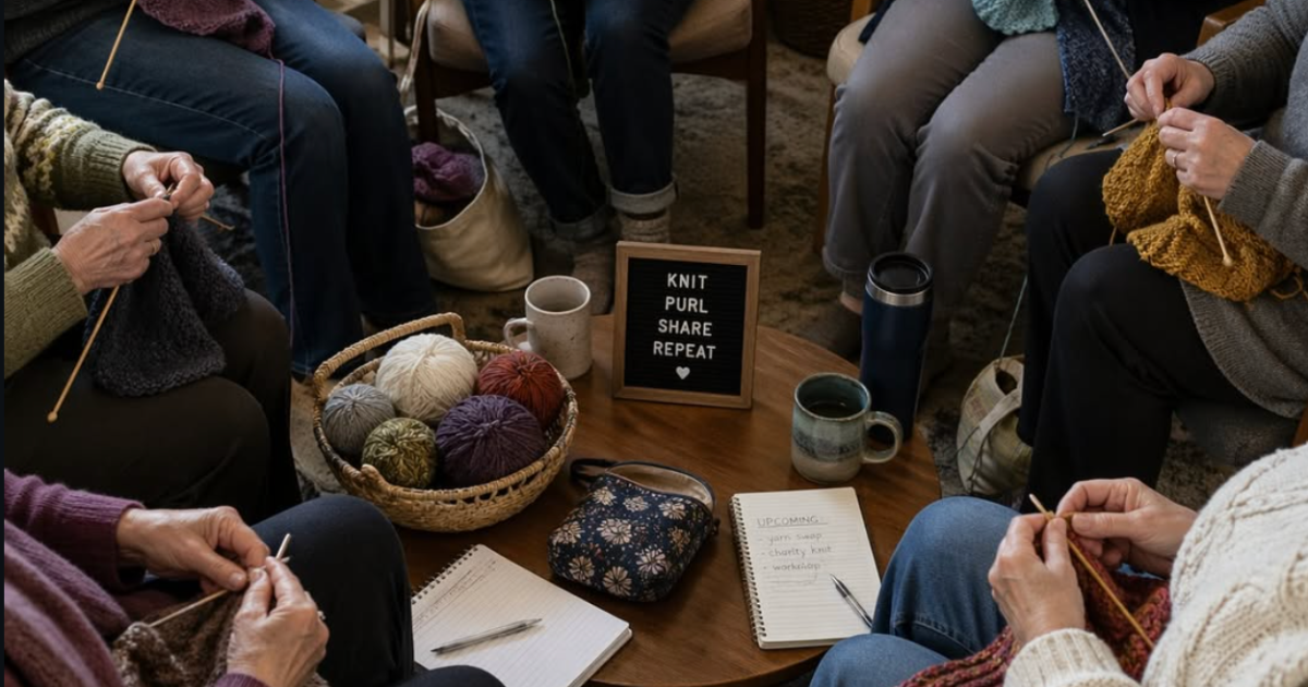 Sit and Knit: A Social Knit, Crochet, or Craft night with Knitters of the North