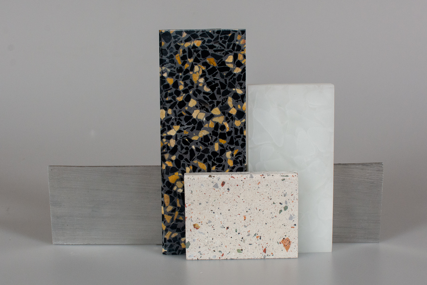 Bio-Glass, Eco-Terr, and Bio-Luminum